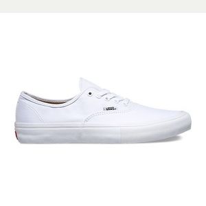 White Authentic Vans